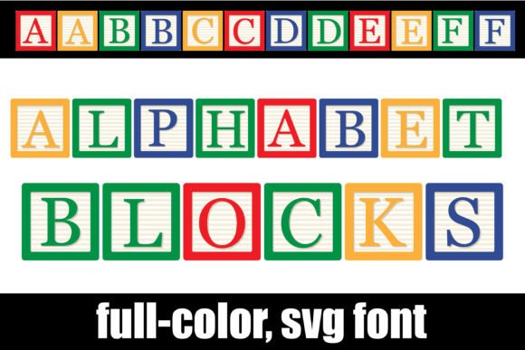 Alphabet Blocks: A Whimsical Typeface for Playful Branding