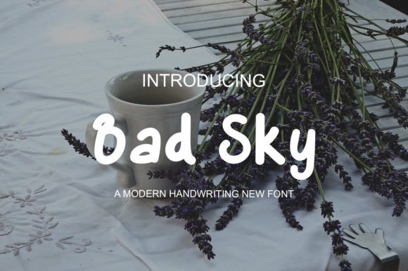 Bad Sky: The Handwritten Typeface That Brings Joy to Brand Identity