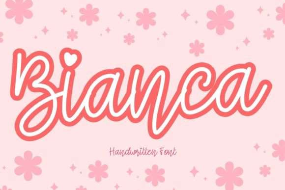 Bianca: The Handwritten Typeface That Brings Your Crafts to Life