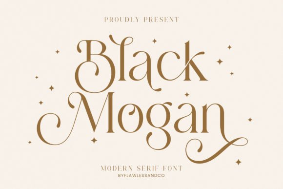 Black Mogan: A Modern Serif Typeface for Editorial Design