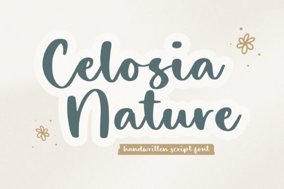 Celosia Nature: The Delicate Handwritten Typeface for Elegant Branding