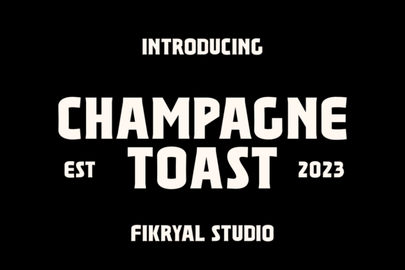 Champagne Toast: The Premium Serif Font for Polished Branding