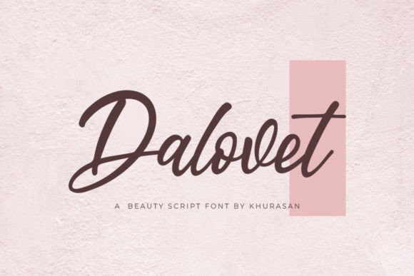 Dalovet: The Modern Script Handwritten Font for Polished Branding