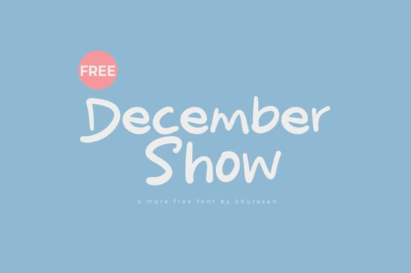 December Show: The Perfect Handwritten Font for Your Craft Projects