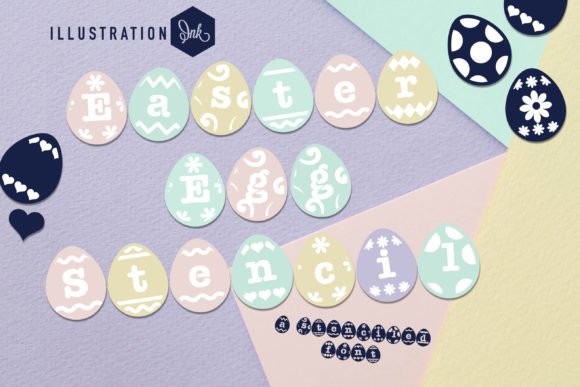 Easter Egg Stencil: A Playful Typeface for Seasonal Branding