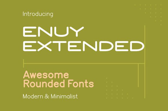 Enuy Extended: A Unique Sans Serif for Modern Brand Identity