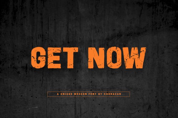 Get Now: The Modern Sans Serif Font for Bold Branding