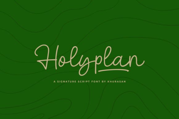Holyplan: The Modern Script Font That Elevates Small Business Branding