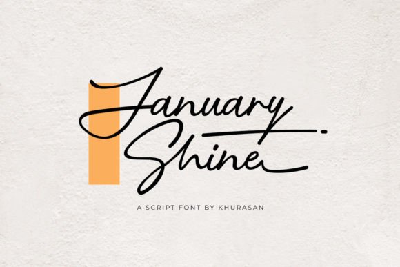 January Shine: The Elegant Script Font for Modern Editorial Design
