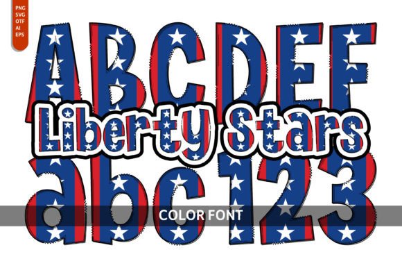 Liberty Stars: The Patriotic Typeface for Editorial Design