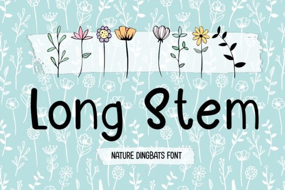 Long Stem: The Creative Dingbats Typeface for Scroll-Stopping Visuals