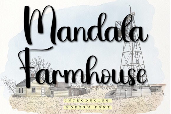 Mandala Farmhouse: The Script Handwritten Typeface for Scroll-Stopping Campaigns