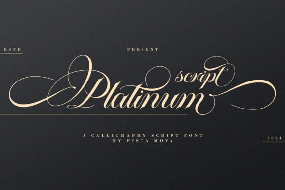 Platinum Script: A Modern Typeface for Elegant Editorial Design
