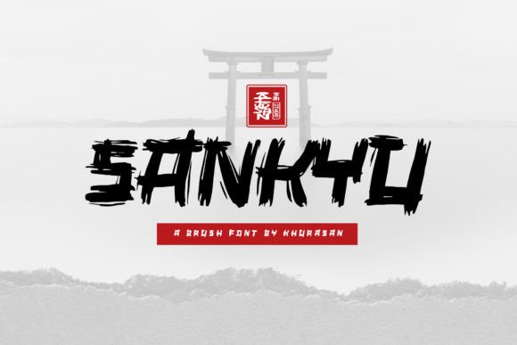 Sankyu: The Bold Script Typeface for Modern Editorial Design