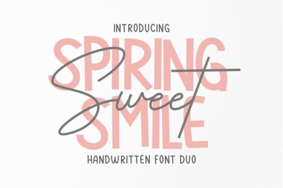 Spiring Smile Sweet: The Perfect Handwritten Font for Crafters