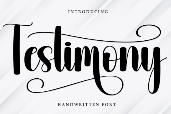 Testimony: A Handwritten Font Review for Real Branding Projects