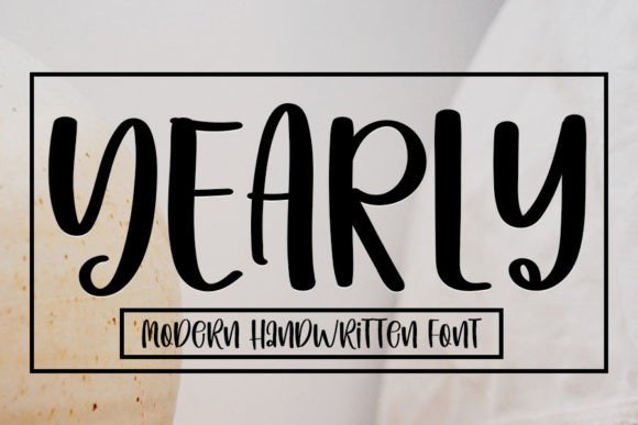 Yearly: The Handwritten Typeface That Elevates Editorial Design