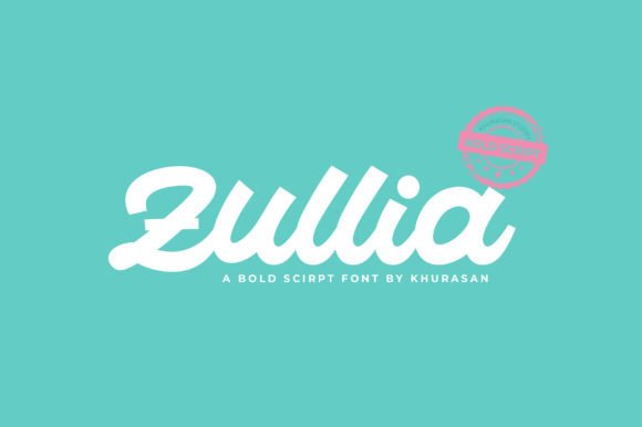 Zullia: The Bold Script Typeface for Modern Web Design